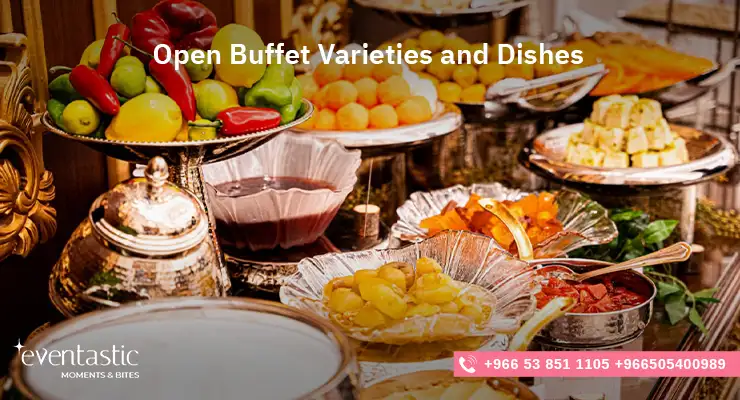 Open Buffet Varieties and Dishes