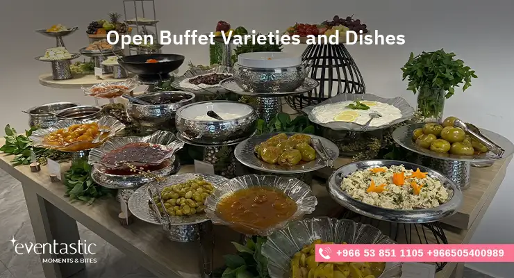 Open Buffet Varieties and Dishes