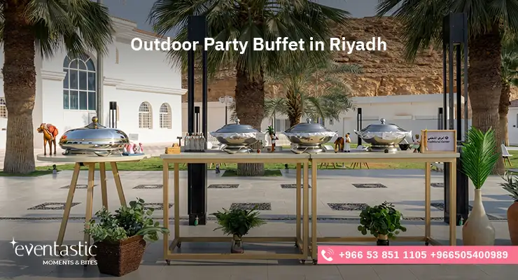Outdoor Party Buffet in Riyadh