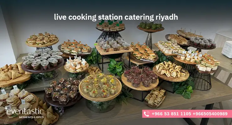live cooking station catering riyadh